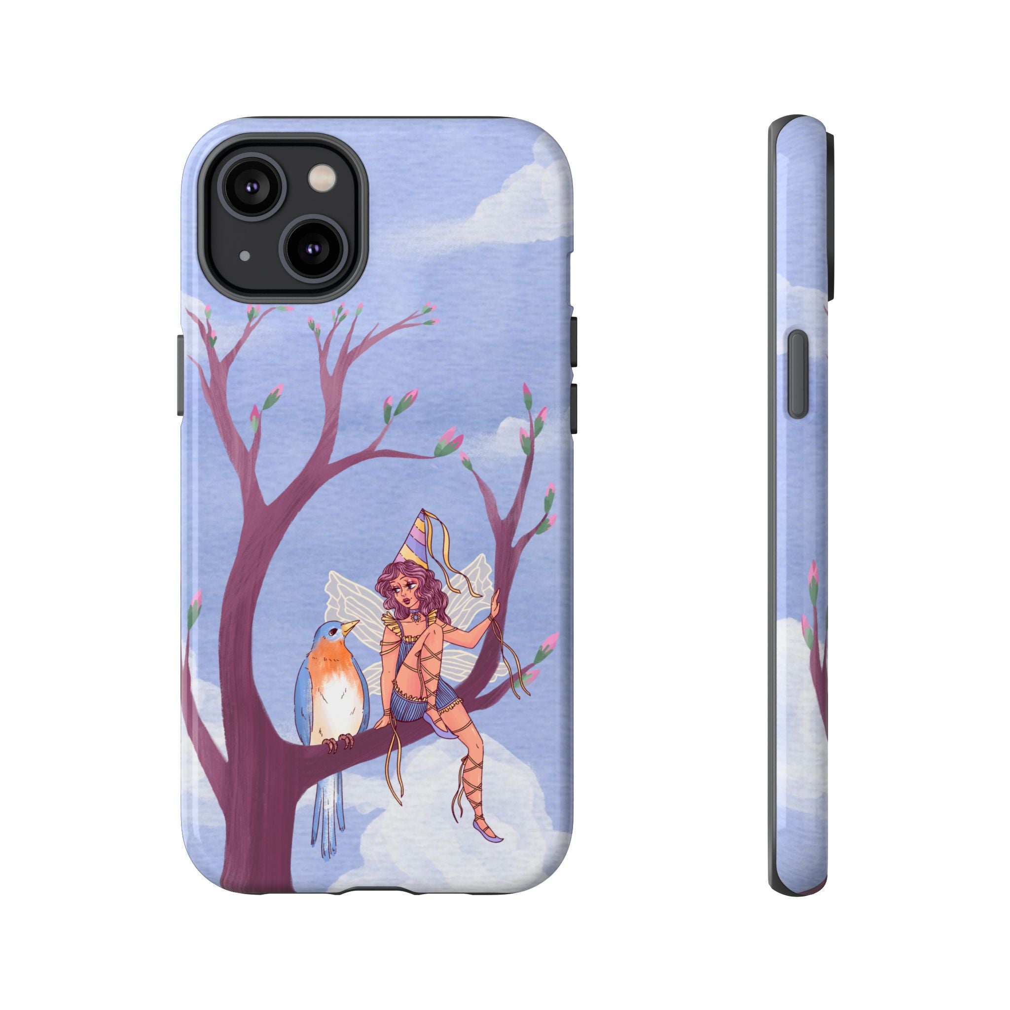 Blue Bird & Fairy Phone Case