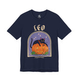 Leo Spooky Cat Astrology Tee