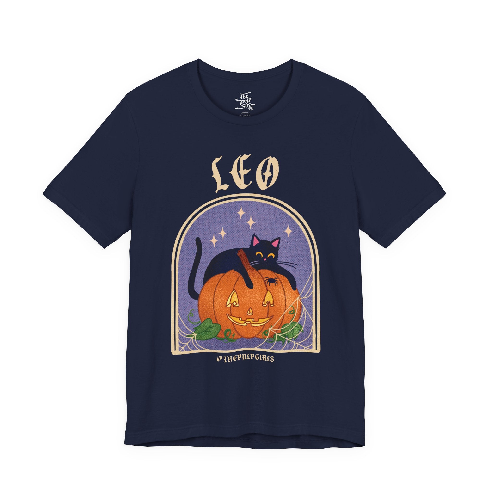 Leo Spooky Cat Astrology Tee