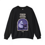 Pisces Halloween Cat Astrology Crewneck