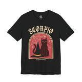 Scorpio Spooky Cat Astrology Tee
