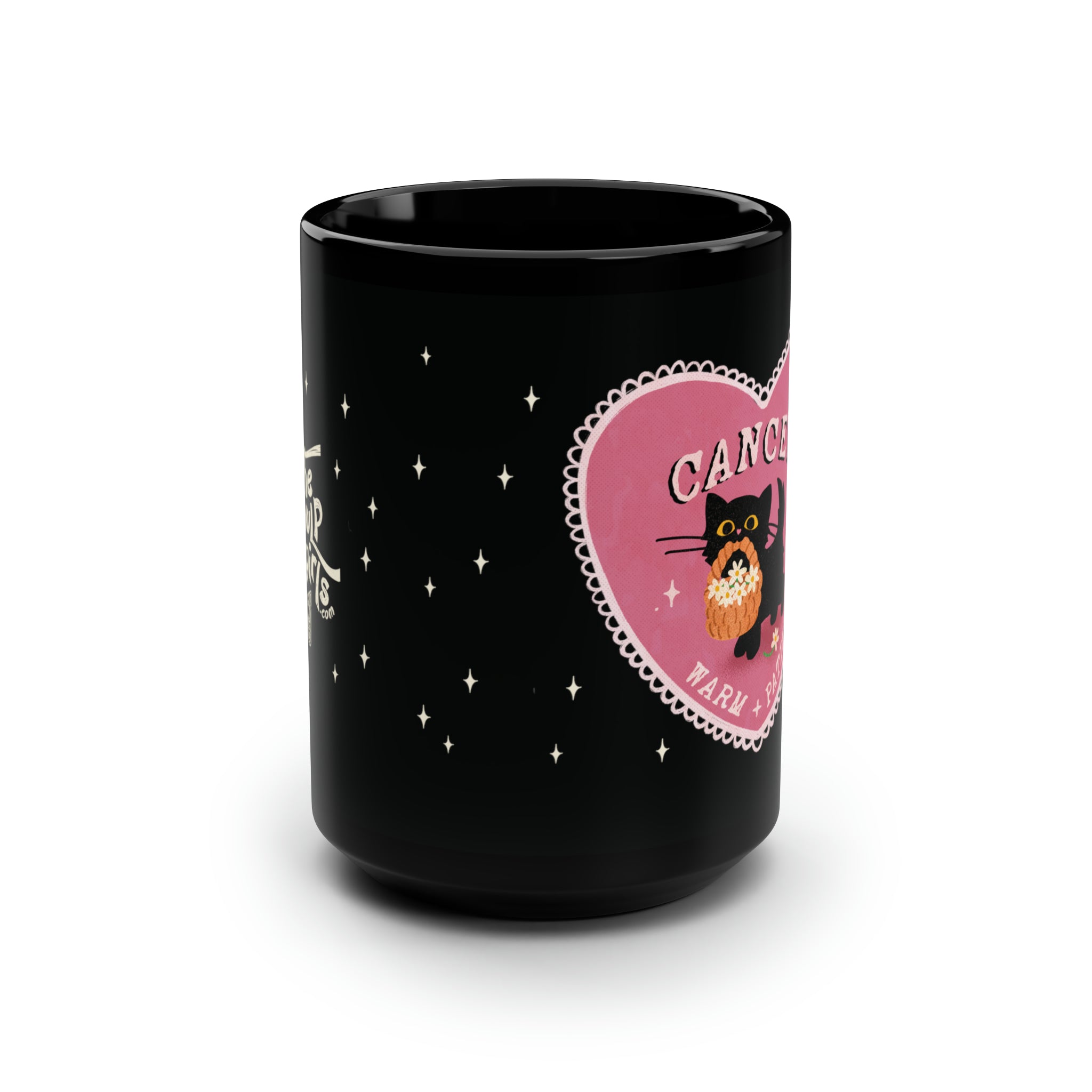 Love Cat Astrology Mug - Cancer 15oz