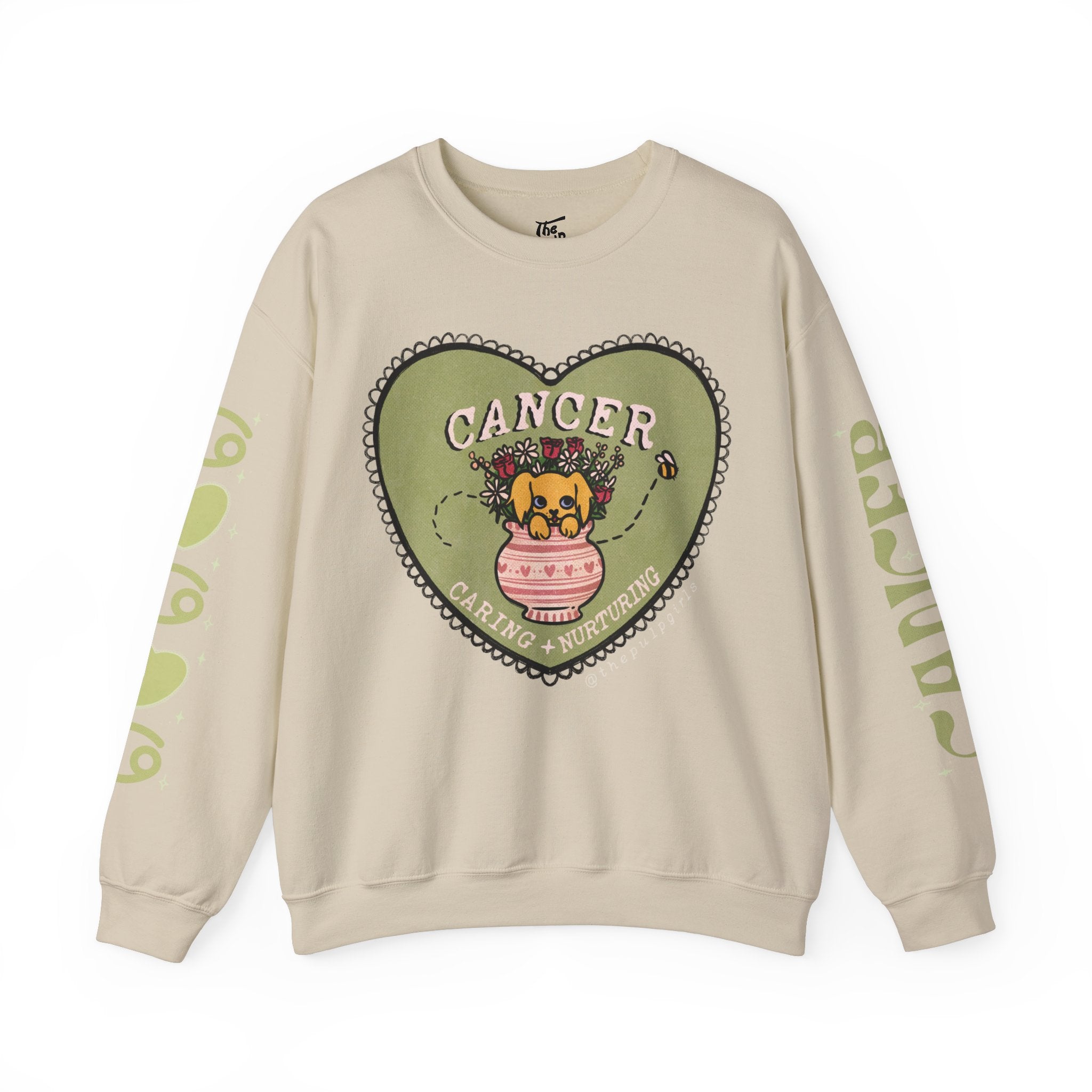 Cancer Lover Dog Astrology Crewneck