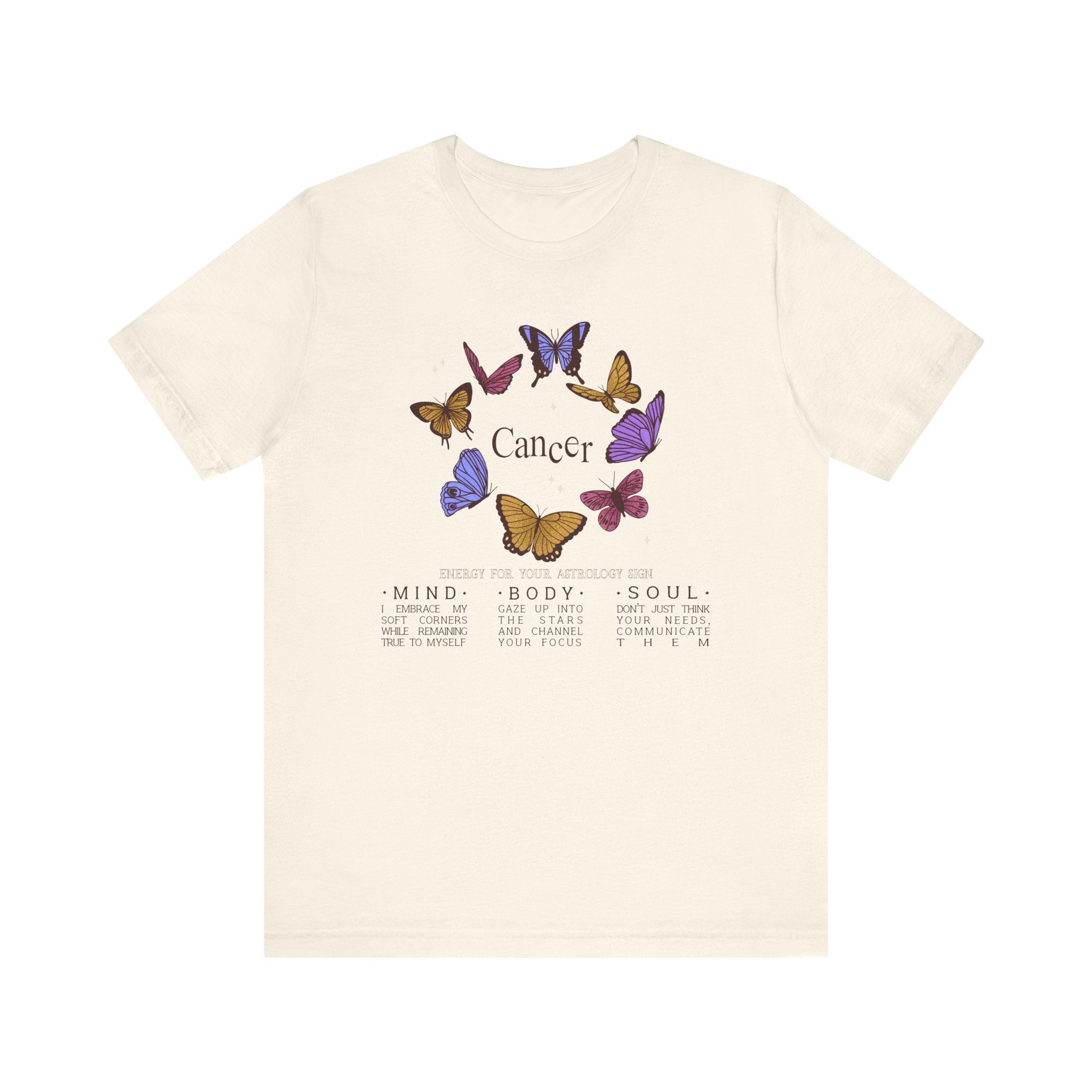 Cancer Astrology Butterfly Tee