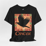 Cancer Whimsical Crow Tee