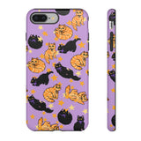 All The Kitties Phone Case - Purple