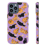 All The Kitties Phone Case - Purple