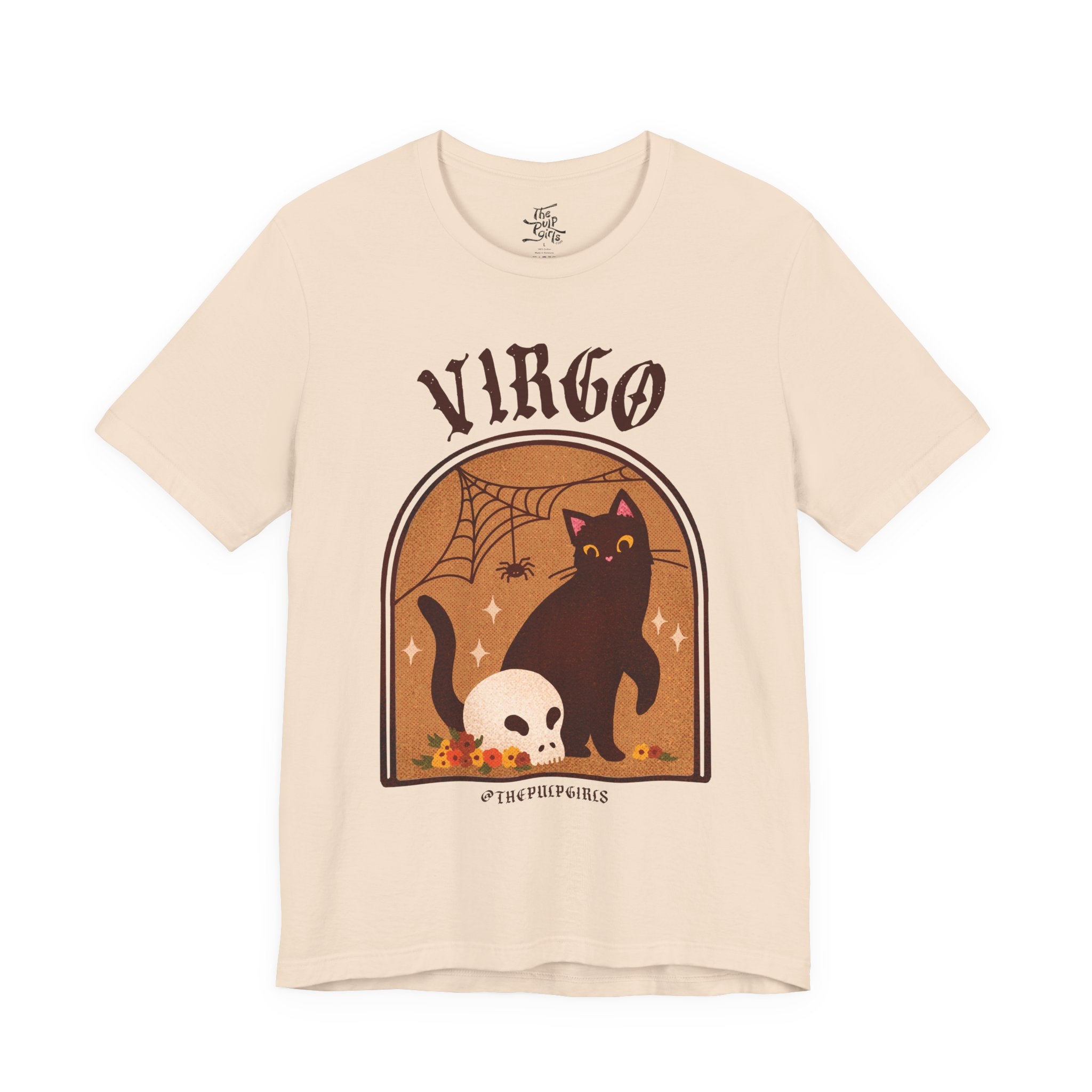 Virgo Spooky Cat Astrology Tee