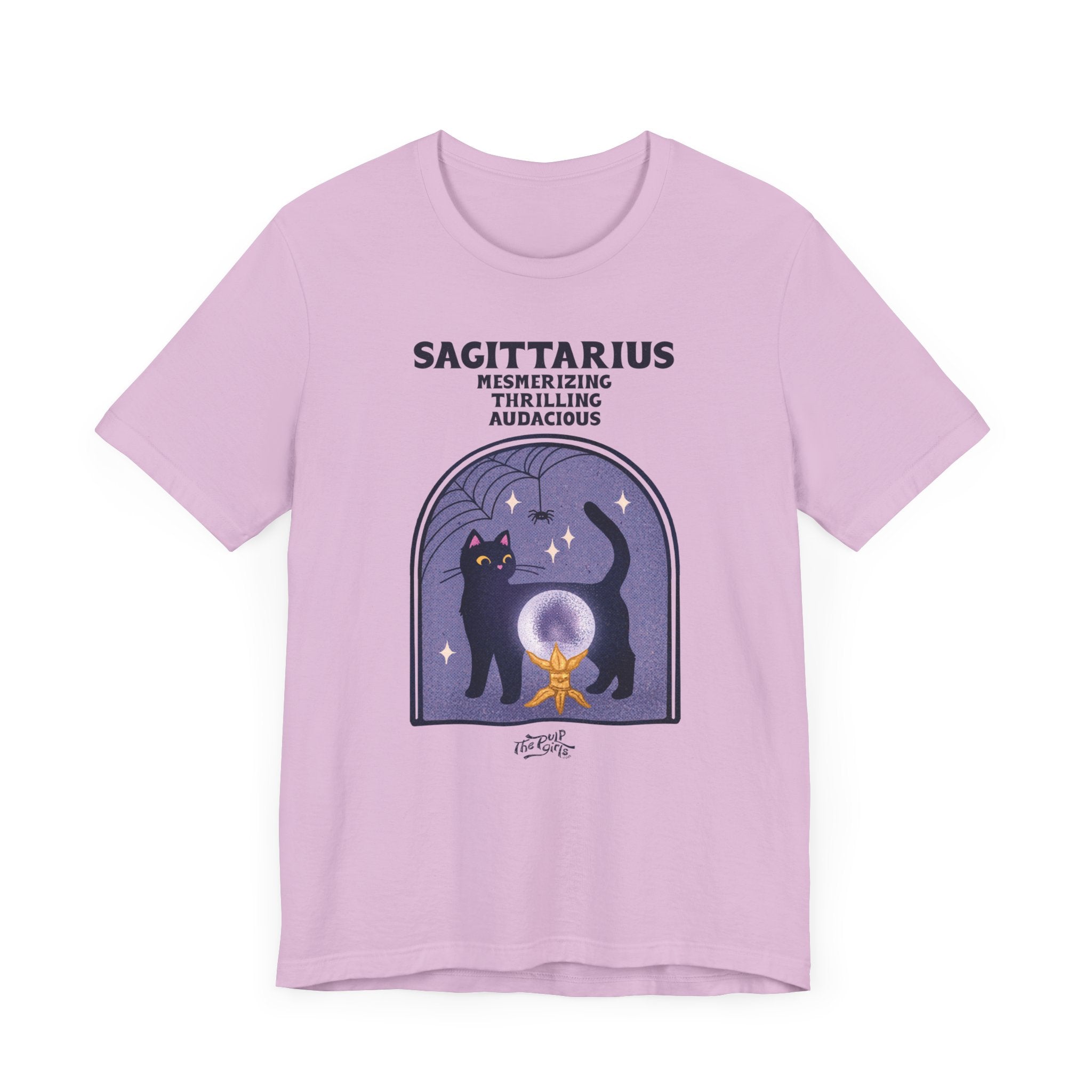 Spooky Sagittarius Cat Astrology Tee