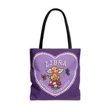 Libra Lover Dog Astrology Tote