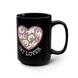 White Cat Lover Mug 15oz