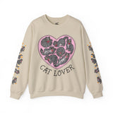 Grey Cat Lover Crewneck Sweatshirt
