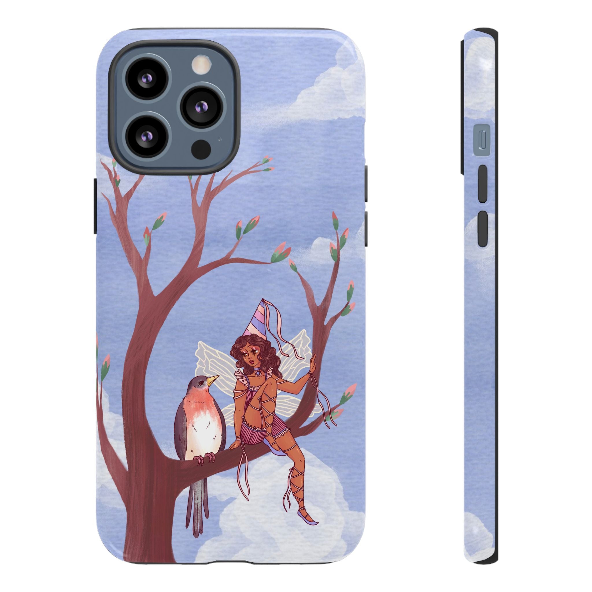 Pink Bird & Fairy Phone Case
