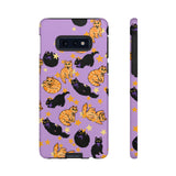 All The Kitties Phone Case - Purple