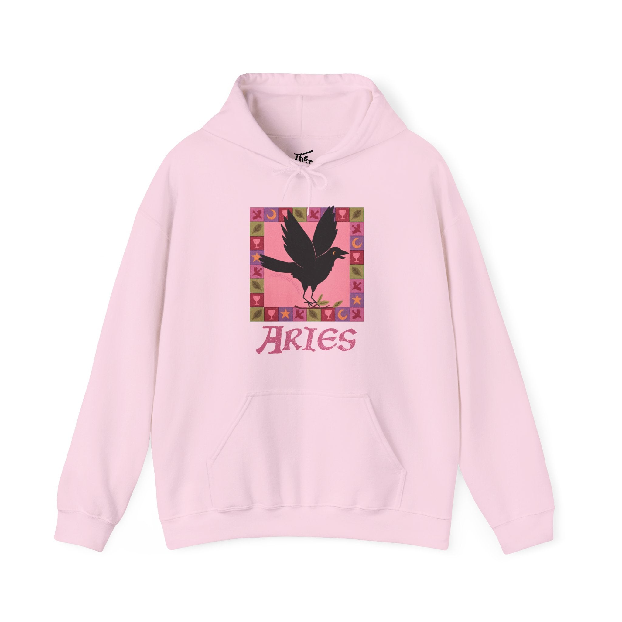 Aries Whimsical Crow Hoodie