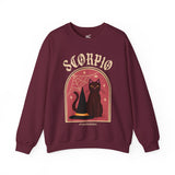 Scorpio Spooky Cat Astrology Crewneck