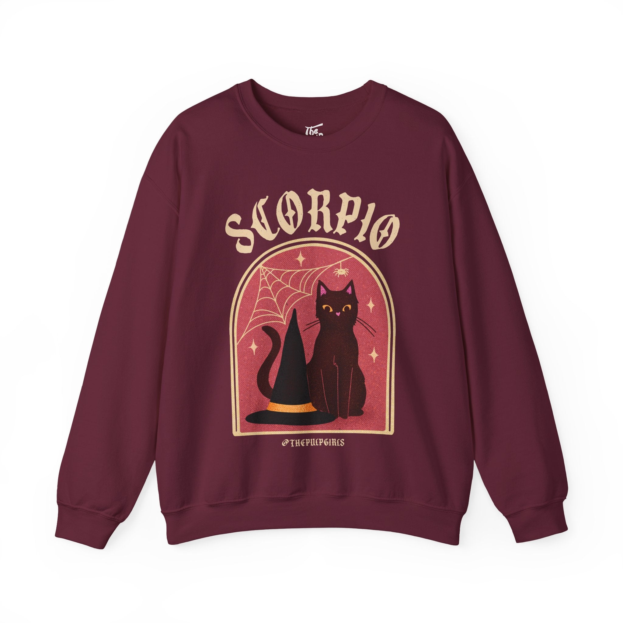 Scorpio Spooky Cat Astrology Crewneck