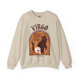 Virgo Spooky Cat Astrology Crewneck