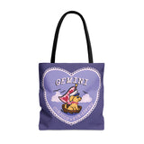 Gemini Lover Dog Astrology Tote