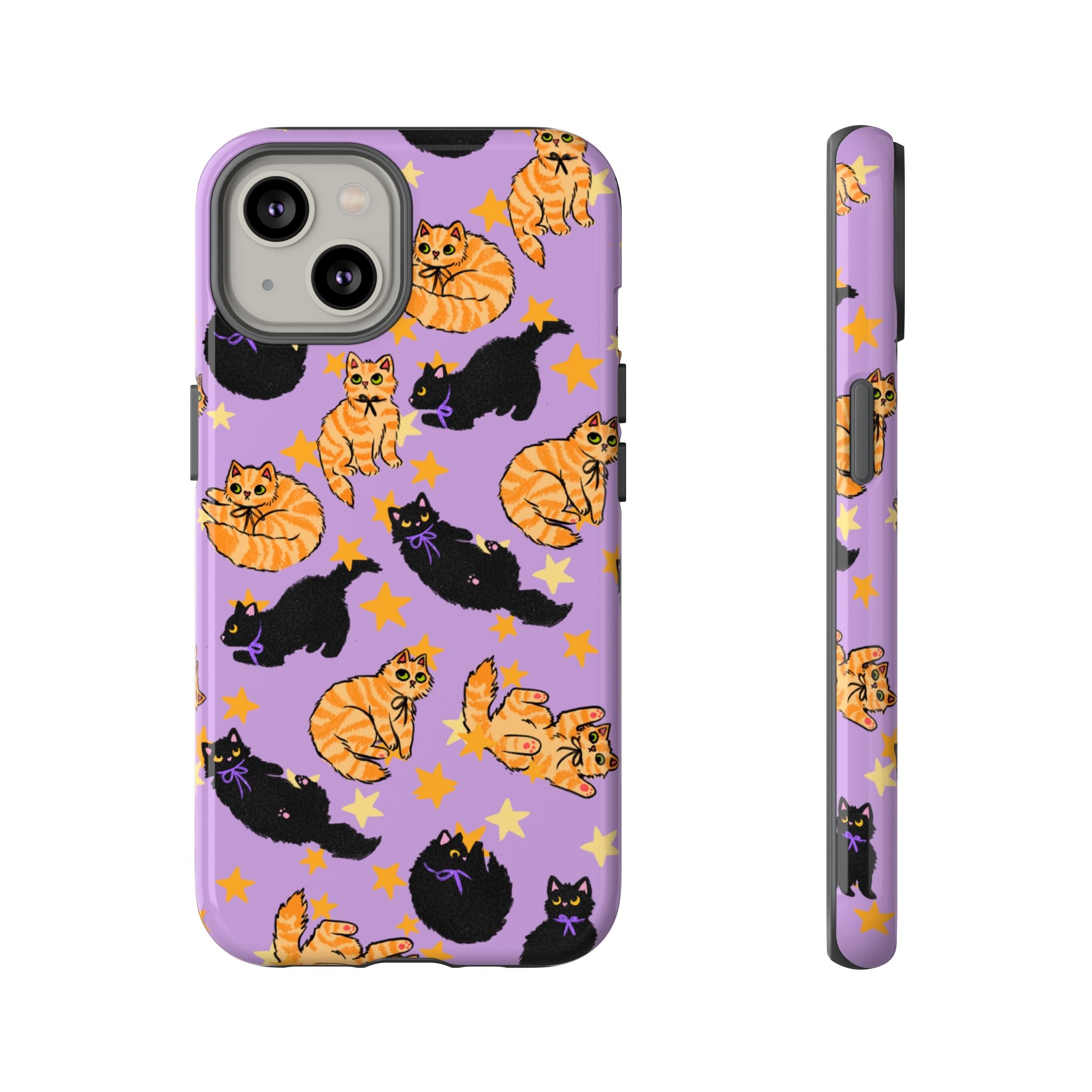 All The Kitties Phone Case - Purple