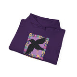 Pisces Whimsical Crow Hoodie