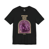 Spooky Pisces Cat Astrology Tee