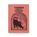 Spooky Taurus Cat Astrology Journal