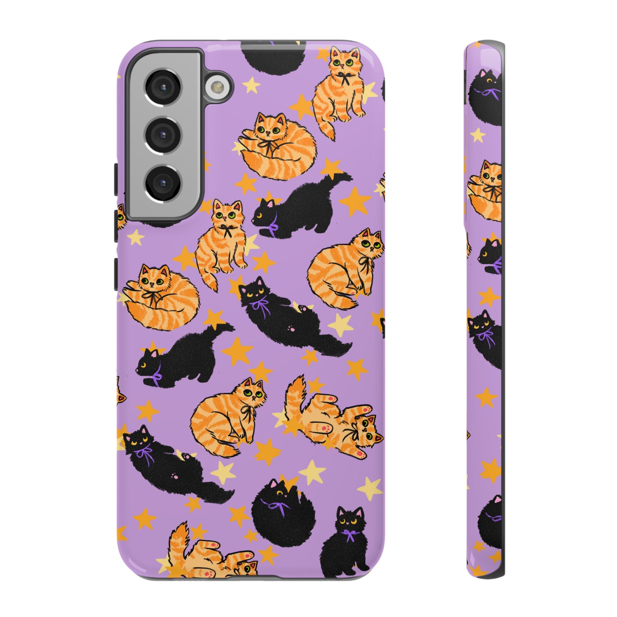 All The Kitties Phone Case - Purple