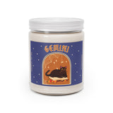 Gemini Spooky Cat Astrology Candle