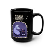 Halloween Cat Pisces Astrology Mug 15oz