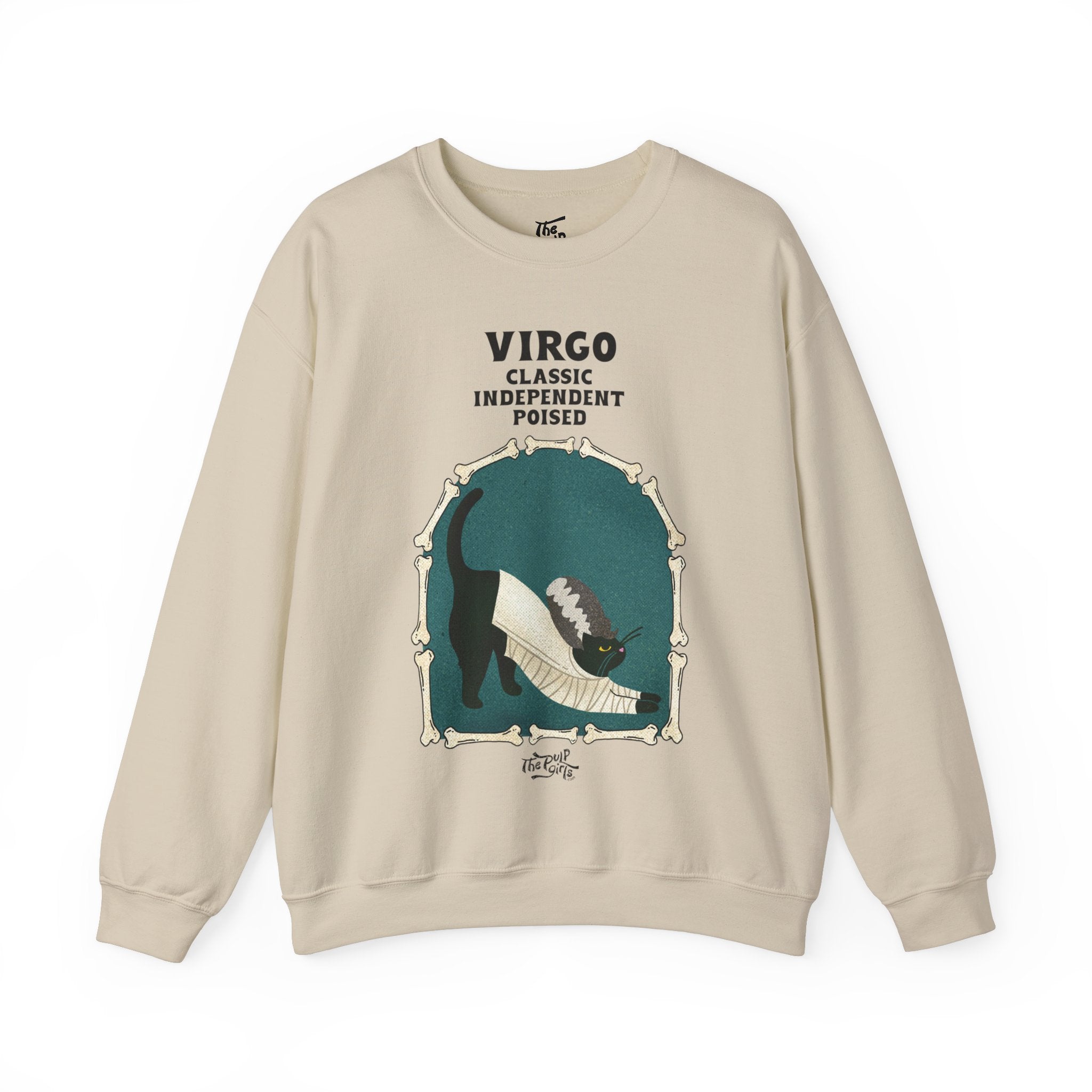 Virgo Halloween Cat Astrology Crewneck