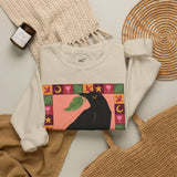 Virgo Whimsical Crow Crewneck Sweatshirt
