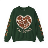 Brown Tabby Cat Lover Crewneck Sweatshirt