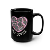 Grey Cat Lover Mug 15oz