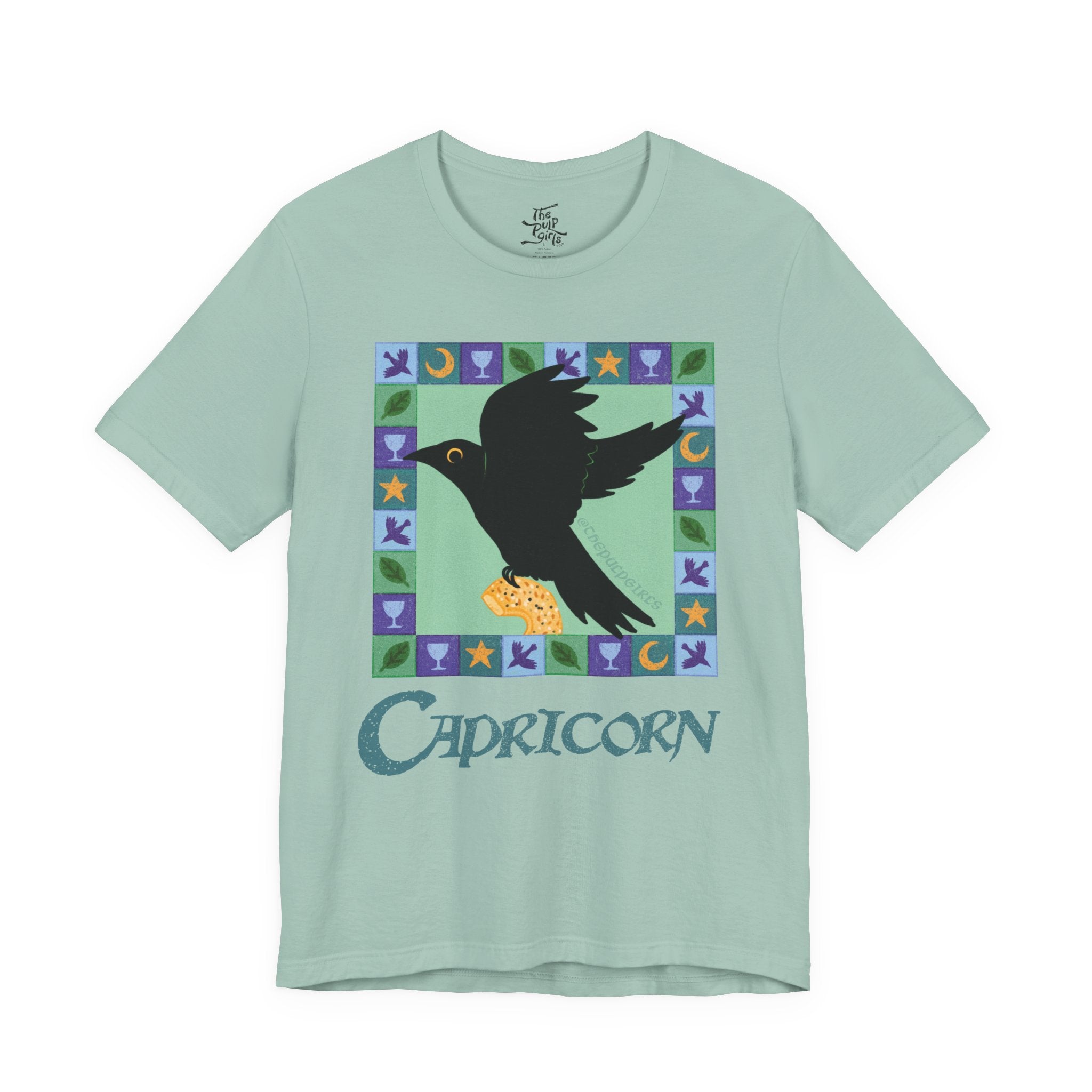 Capricorn Whimsical Crow Tee