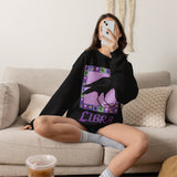 Libra Whimsical Crow Crewneck Sweatshirt