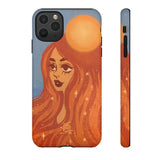 Sun Goddess Phone Case - Blue