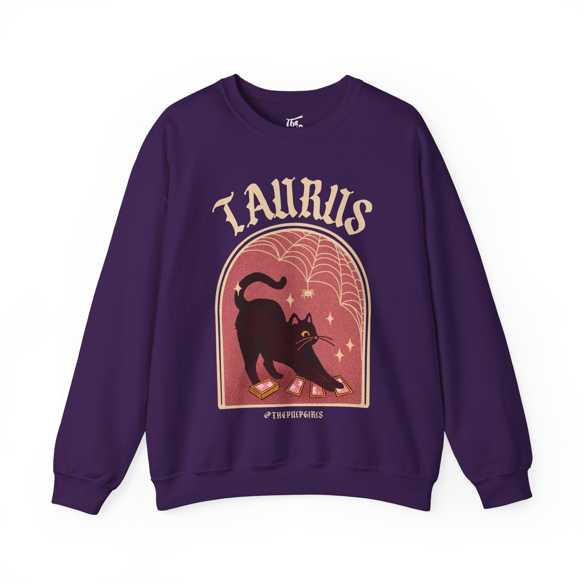 Taurus Spooky Cat Astrology Crewneck