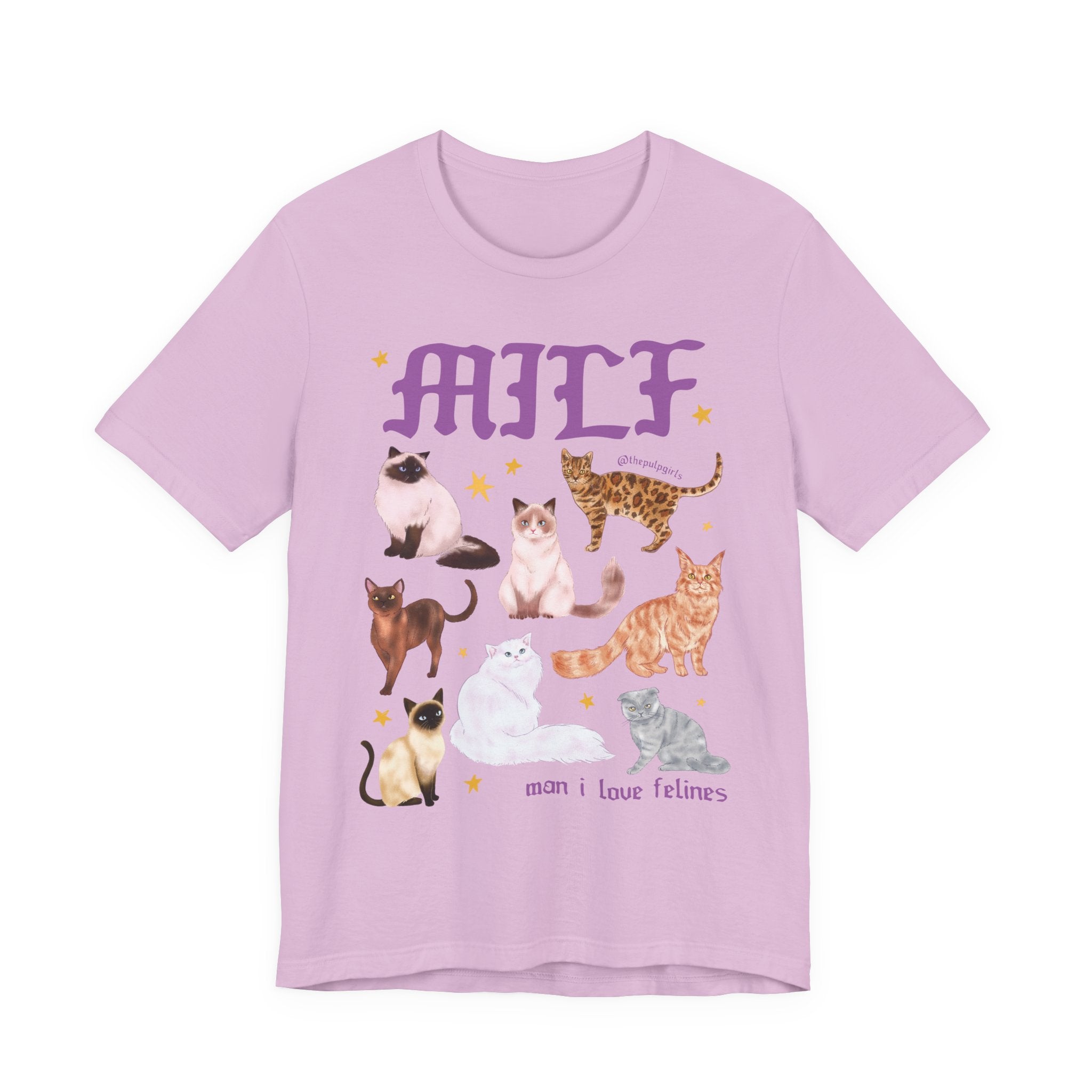 Man I Love Felines MILF Tee