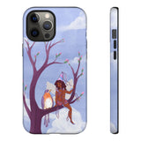Purple Bird & Fairy Phone Case