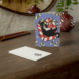 Feisty Feline Holiday Greeting Card