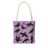 Crow Collecting Trinkets Tote Bag