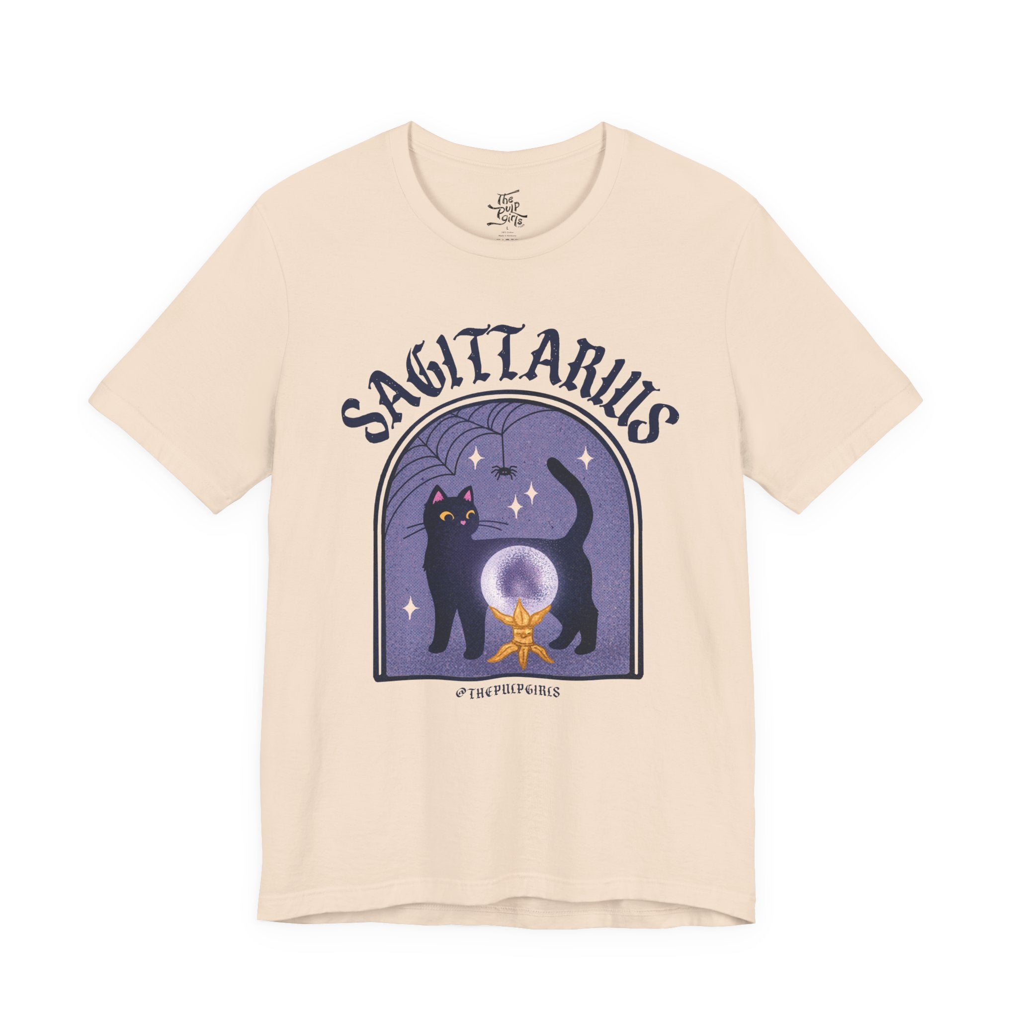 Sagittarius Spooky Cat Astrology Tee