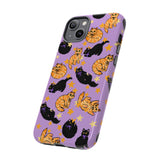 All The Kitties Phone Case - Purple