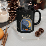 Libra Spooky Cat Astrology Mug