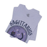 Sagittarius Spooky Cat Astrology Tee