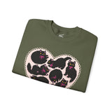 Black Cat Lover Crewneck Sweatshirt