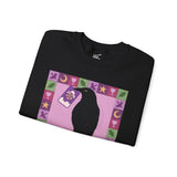 Leo Whimsical Crow Crewneck Sweatshirt