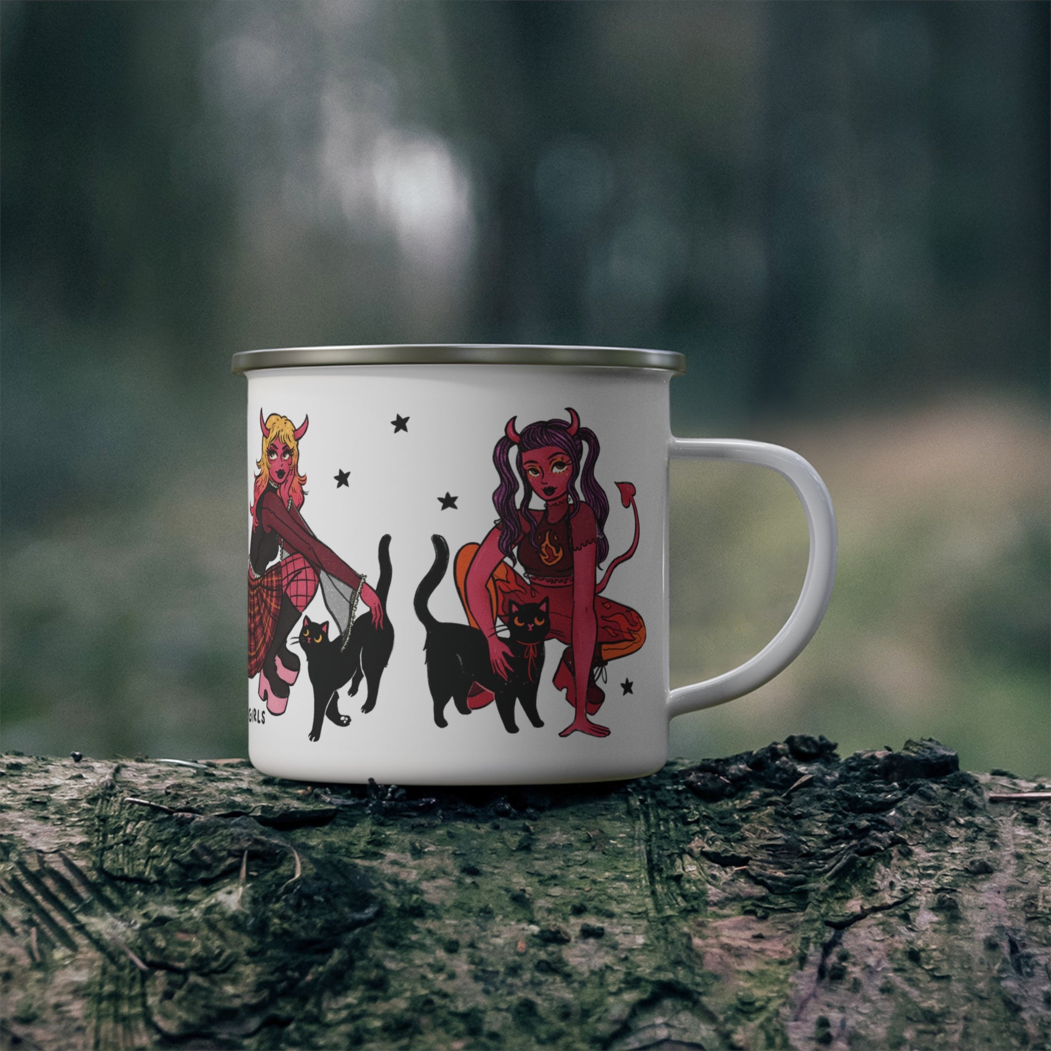 Demon Darling Enamel Mug