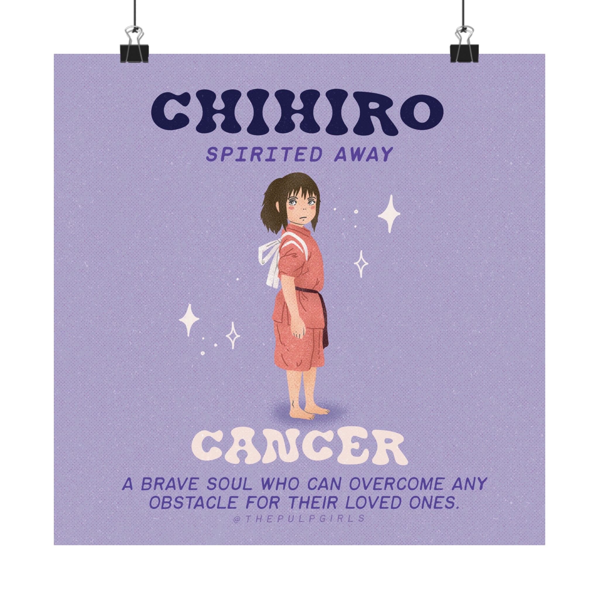 Studio Ghibli Fan - Chihiro - Cancer - Art Print
